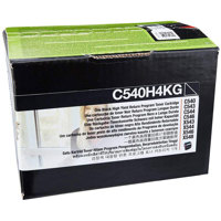 

Lexmark C540H4KG Black Toner Cartridge for C540 / C543 / C544 / X543 / X544 Series Printers with TAA Compliant, 2500 Pages Yield
