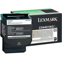 

Lexmark C544X1KG Extra High Yield Black Laser Return Program Toner Cartridge, 6000 Pages Yield