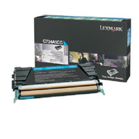 

Lexmark C734A4CG Cyan Toner Cartridge for C73X Series Printers, 6000 Pages Yield