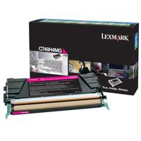 

Lexmark Magenta High Yield Return Program Laser Toner Cartridge for C748 Printer, 10000 Pages Yield