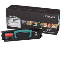 

Lexmark E450H21A Toner Cartridge for E450dn Printer, 11000 Pages, Black