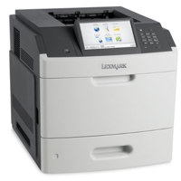 

Lexmark MS812de Monochrome Laser Printer, 70ppm Print Speed, 1200 dpi Resolution, 650 Sheet Input Media Capacity, USB 2.0/Ethernet