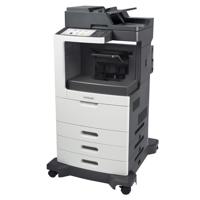 

Lexmark MX810dtfe B&W Laser Multifunction Printer, Staple Finisher, 55 ppm, 1750 Pages Standard - Print, Copy, Scan, Fax
