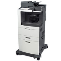 

Lexmark MX810dxpe B&W Laser Multifunction Printer, Staple-Hole Punch, 55 ppm, 2750 Pages Standard - Print, Copy, Scan, Fax