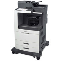 

Lexmark MX811dme B&W Laser Multifunction Printer with 4-Bin Mailbox, 63 ppm, 1200 Pages Standard - Print, Copy, Scan, Fax