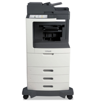 

Lexmark MX812dtpe B&W Laser Multifunction Printer, Staple-Hole Punch, 70 ppm, 1750 Pages Standard - Print, Copy, Scan, Fax