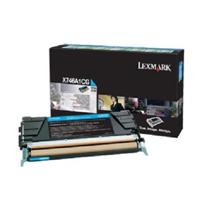 

Lexmark X746A4CG Cyan Toner Cartridge for X746de and X748 Series Color Laser Multi Function Printers, 7000 Pages Yield