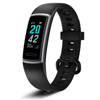 

LetsFit ID152 Fitness Tracker Smart Bracelet with Heart Rate and Sleep Monitor, IP68 Waterproof, Black
