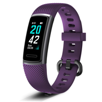 

LetsFit ID152 Fitness Tracker Smart Bracelet with Heart Rate and Sleep Monitor, IP68 Waterproof, Purple