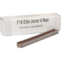 

Logan Graphics F18 1/4" Elite Joiner V-Nail for Hard Wood, 800-Pack