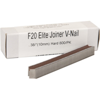 

Logan Graphics F20 3/8" Elite Joiner V-Nail for Hard Wood, 800-Pack