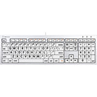 

LogicKeyboard ALBA Large Print Mac Pro Keyboard (American English), Black on White
