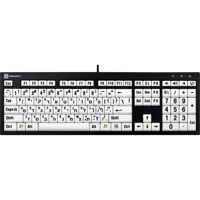 

LogicKeyboard XL Print NERO PC Slimline Large Print Hebrew/American English Keyboard, Black On White
