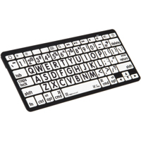

LogicKeyboard XL Print American English Bluetooth Mini Keyboard, Black on White