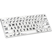 

LogicKeyboard XLPrint LogicSkin Black on White Cover for American English Apple Magic Keyboard