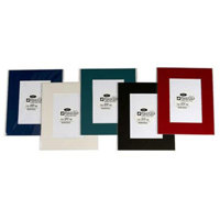 

Logan Graphics Palettes Collection 8x10" Rectangle PreCut Mat with 3.5x5.5" Opening, Military Blue