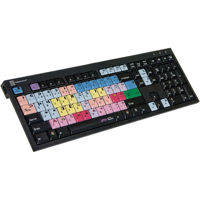 

LogicKeyboard Avid NewsCutter Wired Black Slim Line Keyboard (American English), Textured Black Top/Polished Black Bottom