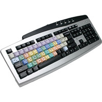 

LogicKeyboard LogicKeyboard Adobe Photoshop CS2 Keyboard with Detachable Palm Rest and USB-PS/2 Combo Connector, Silver/Black