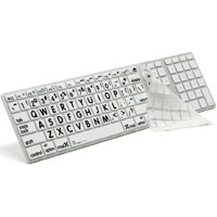 

LogicKeyboard LogicSkin Large Print US Keyboard Cover for Apple Ultra Thin US Keyboard - White