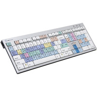 

LogicKeyboard Sony Vegas Slim Line PC Wired USB Keyboard (American English), Textured Silver Top/Polished Black Bottom