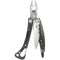 

Leatherman Leatherman Skeletool CX Multi-Tool, Stainless Steel with Needlenose Pliers Head & 7 Components without Sheath, Closed Length 4"