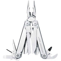 

Leatherman Leatherman Surge Multi-Tool, Stainless Steel with Needlenose Pliers Head & 18 Components with Leather Sheath, Closed Length 4.5"