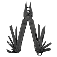 

Leatherman Super Tool 300 EOD Multi-Tool, with USA Brown Nylon MOLLE Sheath, Black Oxide, Box