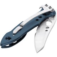 

Leatherman Skeletool KBx Folding Knife with Matte Satin Reverse Tanto Blade, Columbia Blue Handle
