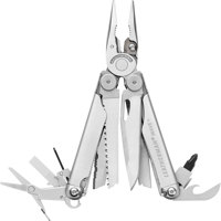 

Leatherman Wave Plus Multi-Tool with Black Nylon Sheath, Stainless Steel, Box, 18 Tools