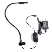 

Littlite LED-NA Series 18" Gen V LED Gooseneck Console Light with Straight Connector, In-Line Dimmer Control and U.S Power Supply