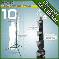 

Linco 10 Foot Senior Compact Steel Light Stand, Black