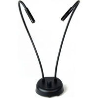 

Littlite ANSER Dual Desk Light with Two 12" Goosenecks & Dimmer with Weighted Base, US Power Supply