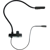

Littlite IS-LED Series 18" Permanently Attached Gooseneck Dual Color White/Red LED Lampset with Bottom Mount Cord, U.S Power Supply