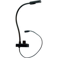 

Littlite L-LED-BLUE Series 12" Permanently Attached Gooseneck Dual Color White/Blue LED Lampset with Bottom Mount Cord, No Power Supply