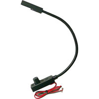 

Littlite L5-LED Series Permanent End Mount Automotive Blue LED Light with 6" Gooseneck & Wiring Kit