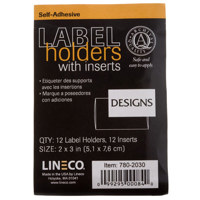 

Lineco Label Holder 2" X 3" - Package of 12