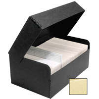 

Lineco Photo Storage Box, Holds 1100 4x6" or 5x7" Photos, Hinged Lid, Color: Tan