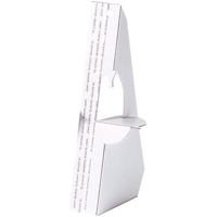 

Lineco Single Wing Self-Stick Easel Backs, Size 7" Color: White, (Pack of 25)