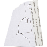 

Lineco Single Wing Self-Stick Easel Backs, Size 3" Color: White, (Pack of 25)