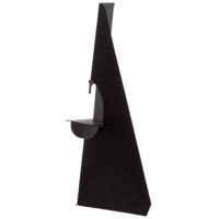 

Lineco Single Wing Self-Stick Easel Backs, Size 12" Color: Black, (Pack of 25)