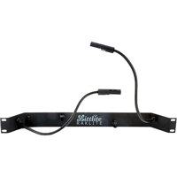 

Littlite RL-10-D Raklite with Dual 12" High-Intensity Gooseneck Lamp & Dimmer, 1 RU, No Power Supply