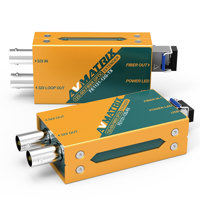 

AVMatrix FE1121-12G-TX 12G-SDI Fiber Optical Extender Kit with FE1121-12G-TX and FE1121-12G-RX