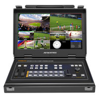 

AVMatrix PVS0613U 6-Channel Portable SDI/HDMI Multi-Format Streaming Switcher with 13.3" LCD Monitor
