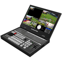 

AVMatrix PVS0615U 6-Channel Portable SDI/HDMI Multi-Format Streaming Switcher with 15.6" LCD Monitor