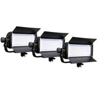 

Lowel Tota 3-Light Kit, Includes 3x Tota Light with Screen & Power Cords, 2x Silver Umbrella, 2x White Umbrella, 3x Uni-to Dual Stands, Hard Case