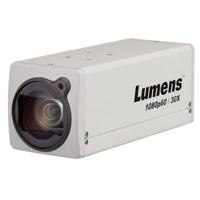 

Lumens VC-BC601P 8MP Full HD HDMI/3G-SDI/Ethernet Box Camera with PoE and Live Streaming, 30x Optical Zoom, White