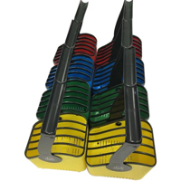 

LockNCharge Large 5 Slot Plastic Device Basket, Set of 8 (2x Green/2x Blue/2x Red/2x Yellow)