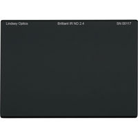 

Lindsey Optics 4x5.65" Brilliant Full Spectrum IR 2.4 Neutral Density Filter with Anti-Reflection Coating, 8 Stop, 0.39% Transmission