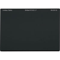 

Lindsey Optics 4x5.65" Brilliant Full Spectrum IR 2.7 Neutral Density Filter with Anti-Reflection Coating, 9 Stop, 0.2% Transmission