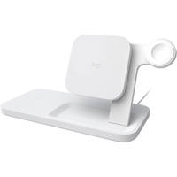 

Logitech POWERED 3-In-1 10W Wireless Charging Dock for Apple iPhone, AirPods and Apple Watch, White